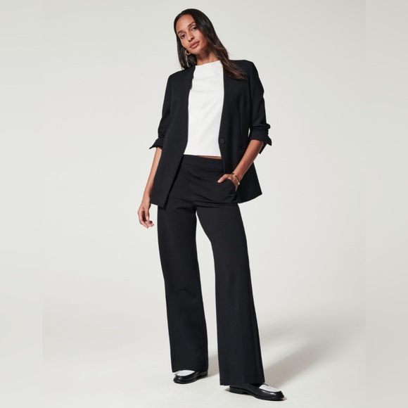 SPANX Black Tailored Blazer Jacket - Picture 1 of 15